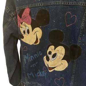 Rock Creek Hand Painted Jean Jacket L